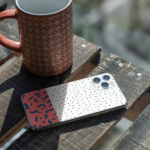Polka Dot Split iPhone 11 Pro Skin